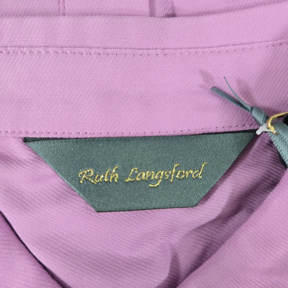 RUTH LANGSFORD PINK COTTON SHIRT – WOMEN'S UK 8 (US 4, DE 34, IT 42)