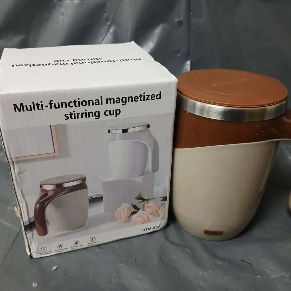 BOXED MULTI-FUCTIONAL MAGNETIZED STIRRING CUP