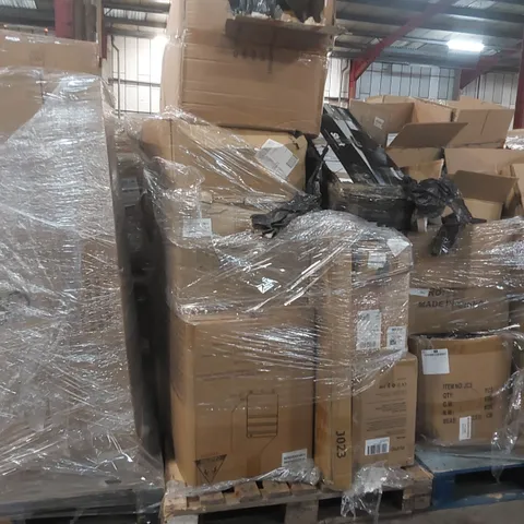 PALLET OF ASSORTED ITEMS INCLUDING: SHARK BAGLESS CYLINDER VACUUM, IROPRO ELECTRONIC KEYBOARD, DRESSING TABLE ECT
