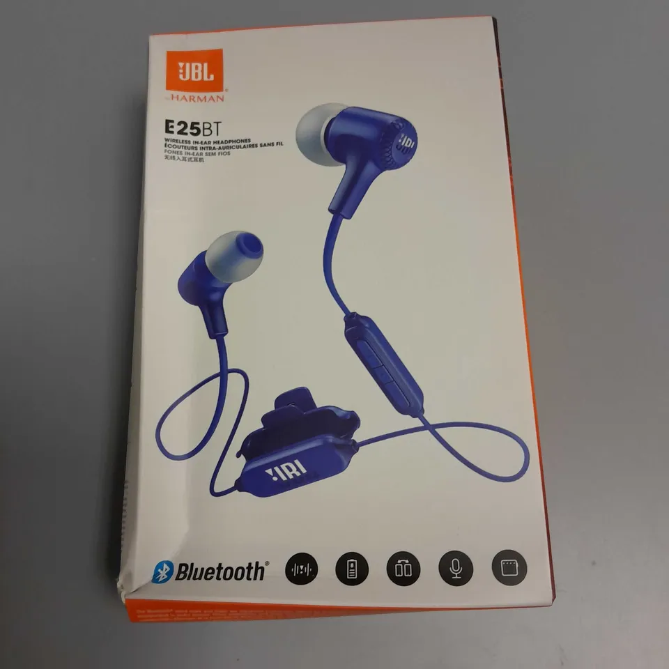 SEALED JBL E25BT WIRELESS IN-EAR HEADPHONES