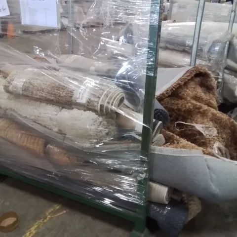 STILLAGE OF APPROXIMATELY 20 QUALITY DESIGNER RUGS