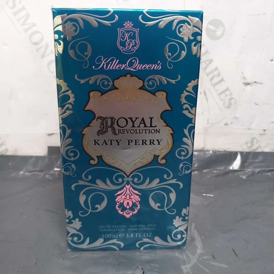 BOXED  KILLER QUEEN'S ROYAL REVOLUTION KATY PERRY EAU DE PARFUM 100ML