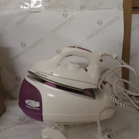 MORPHY RICHARDS JET STEAM GENERATOR IRON PINK/WHITE