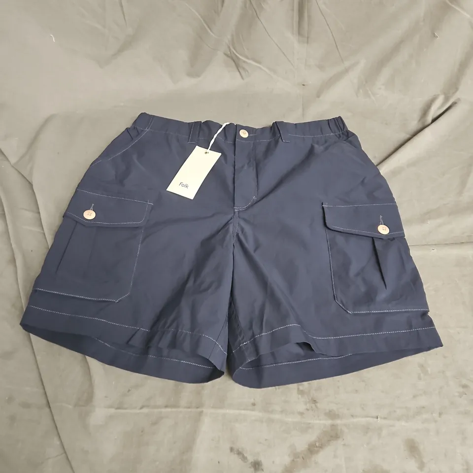 FOLK UTILITY SHORT IN NAVY SIZE 34