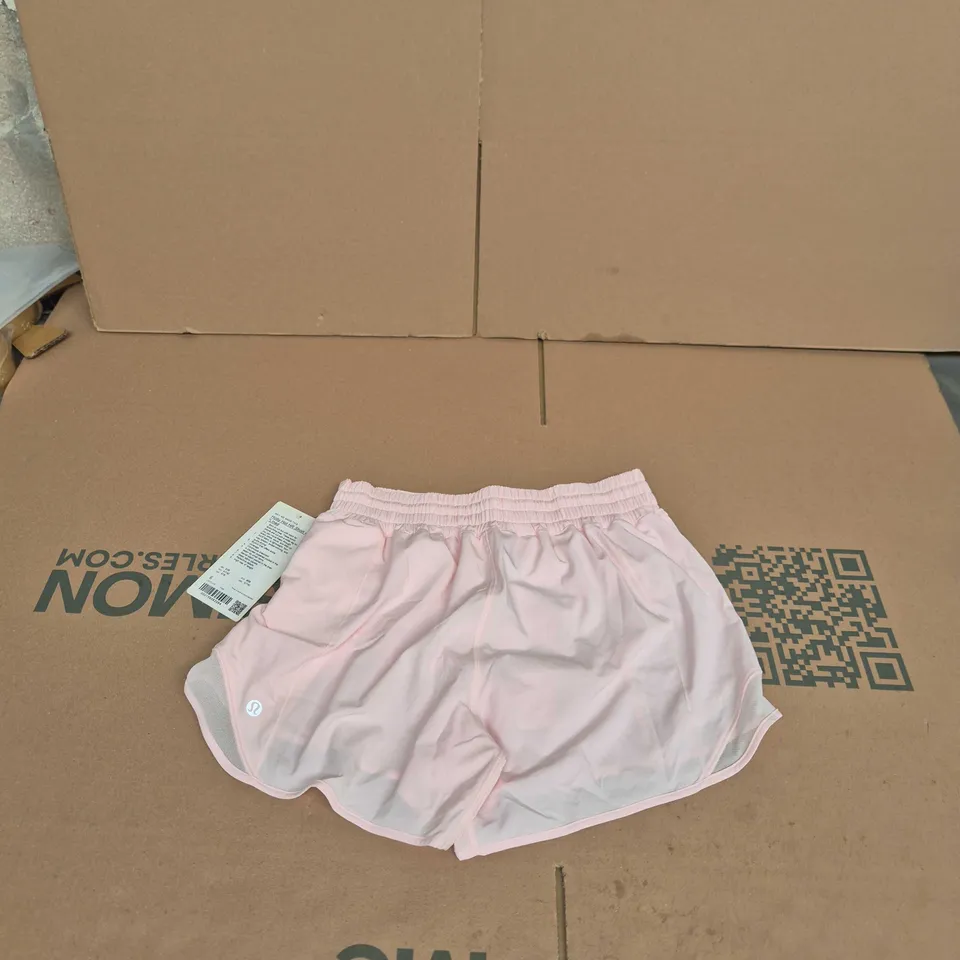 LULULEMON HOTTY HOT HR SHORT 4" LINED – WOMEN'S PINK SHORTS UK 6