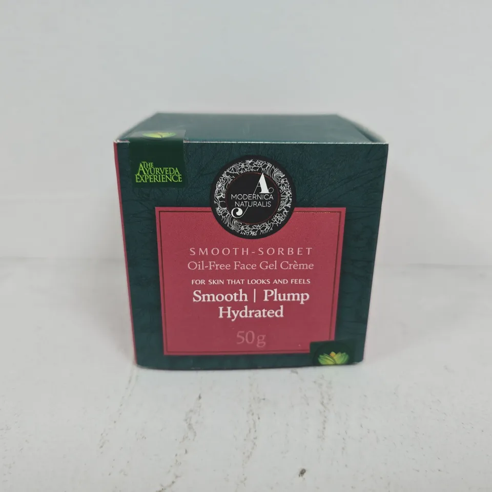 BOXED AND SEALED SMOOTH-SORBET OIL-FREE FACE GEL CRÈME BY THE AYURVEDA EXPERIENCE (50G)