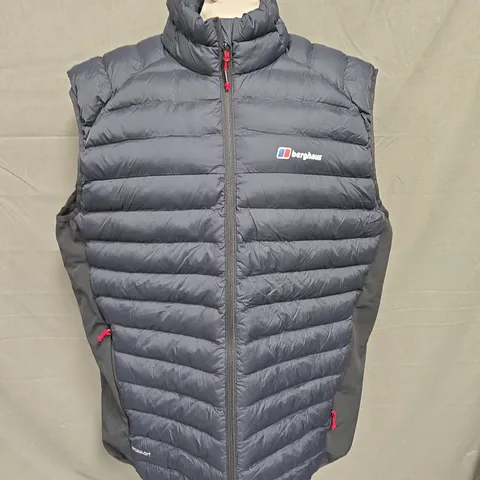 BERGHAUS HYDROLOFT GILET IN NAVY/BLACK - XXL
