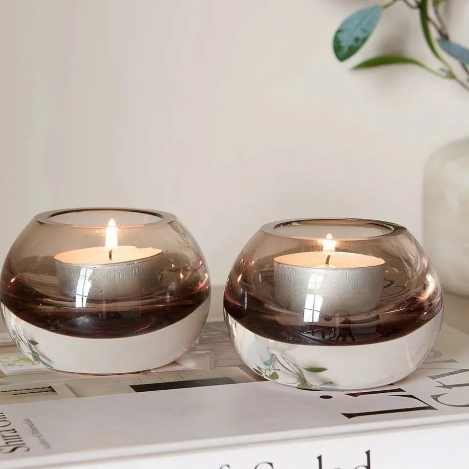 SET OF 2 TEA LIGHTING HOLDER