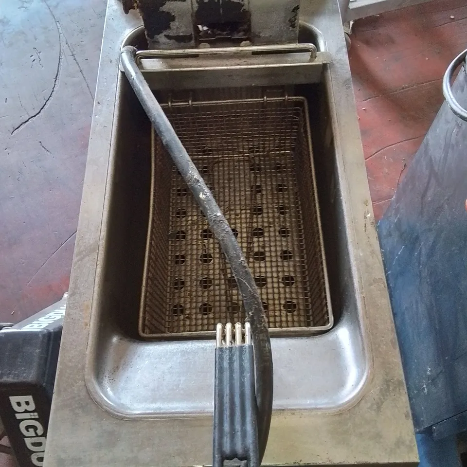 STAINLESS STEEL COMMERCIAL ELECTRIC SINGLE FRYER