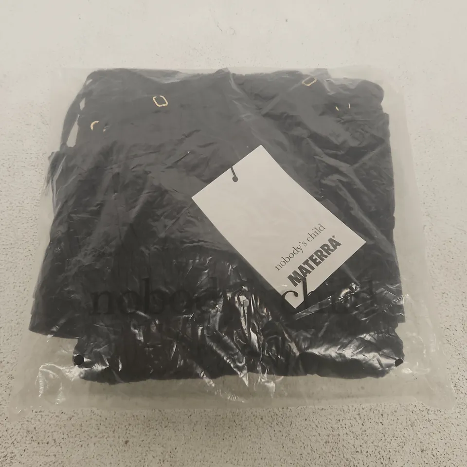 NOBODY'S CHILD JOCELYN MINI DRESS – BLACK, UK 10 