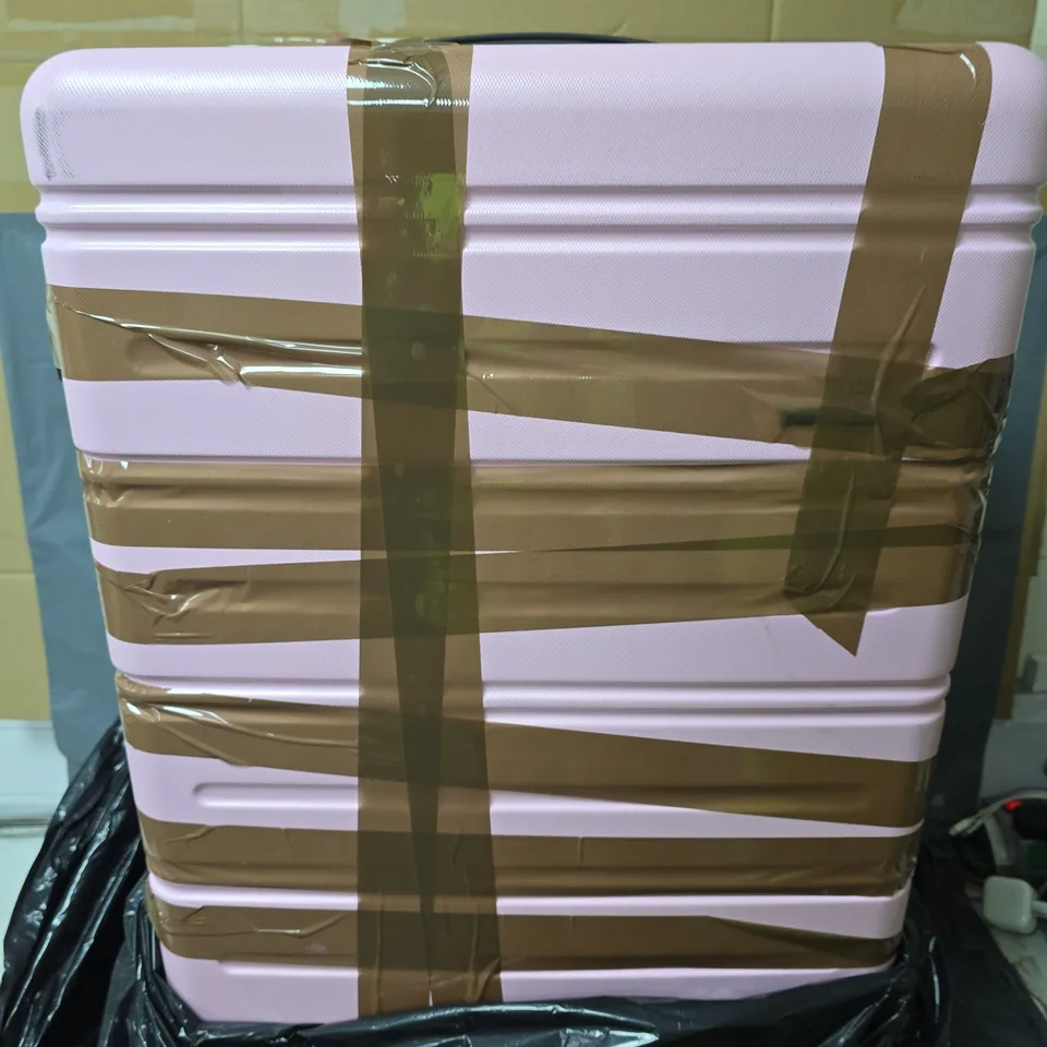 ROCK LISBON LARGE SUITCASE PINK - COLLECTION ONLY