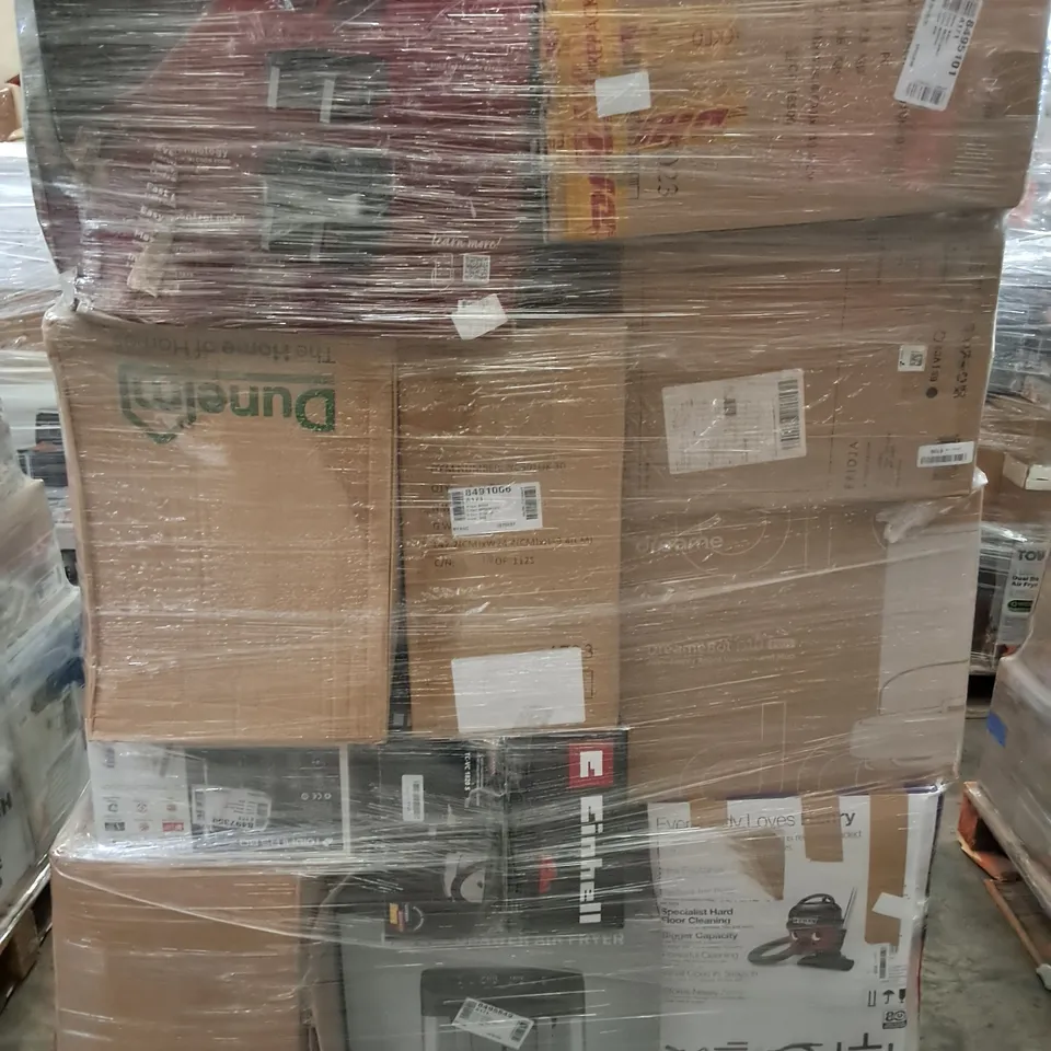 PALLET OF APPROXIMATELY 27 UNPROCESSED RAW RETURN HOUSEHOLD AND ELECTRICAL GOODS TO INCLUDE;