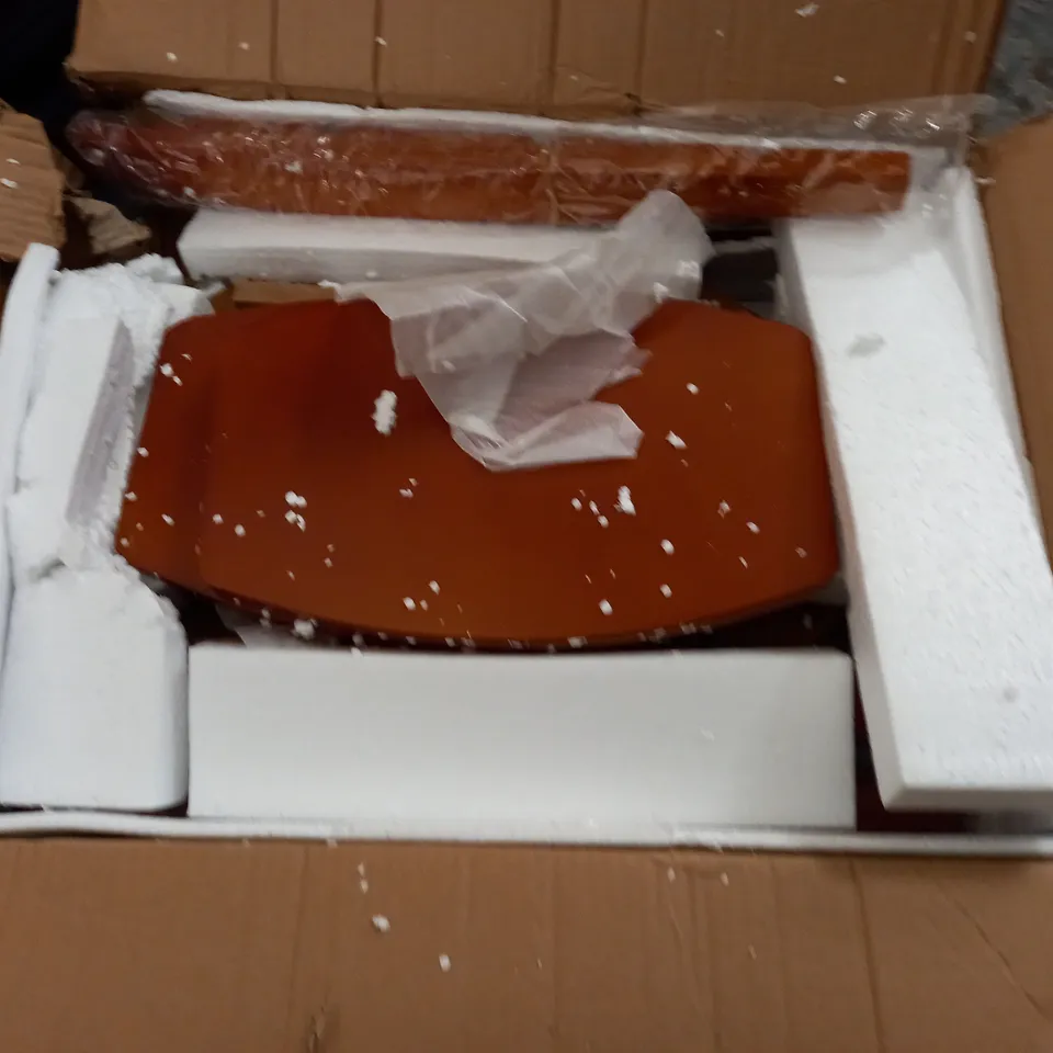 LOT OF ASSORTED HOUSEHOLD ITEMS TO INCLUDE NINJA AIR FRYER TRAYS, BOXED FURNITURE ITEM, CAT LITTER TRAY AND PLASTIC BINS / COLLECTION ONLY