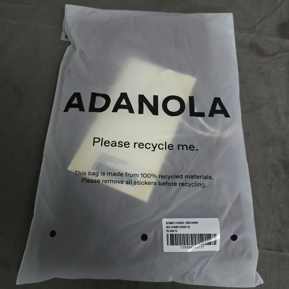 Adanola Ultimate Leggings – Dark Cherry, UK 6 (XS)