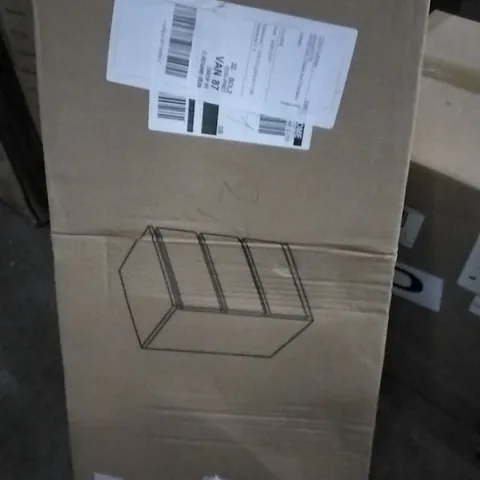 BOXED NIGHT TABLE WHITE SC2171