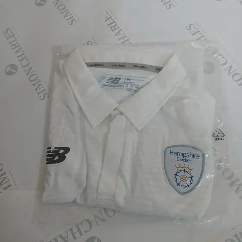 NEW BALANCE HAMPSHIRE CRICKET TOP SIZE M 