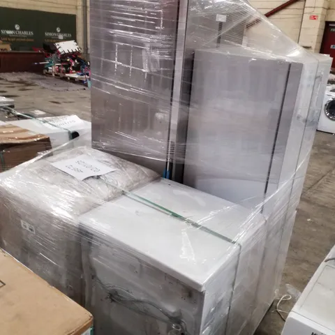 PALLET OF APPROXIMATELY 4 UNPROCESSED RAW RETURN WHITE GOODS TO INCLUDE