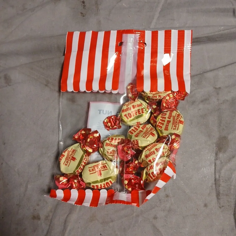 BOX OF APPROXIMATELY 12 ASSORTED FOOD ITEMS INCLUDING LONG GRAIN RICE , LUCOZADE CHERRY AND BRAZIL NUT TOFFEE