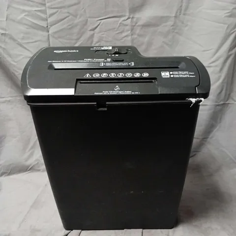 AMAZON BASICS SHREDDER BLACK. BOXED