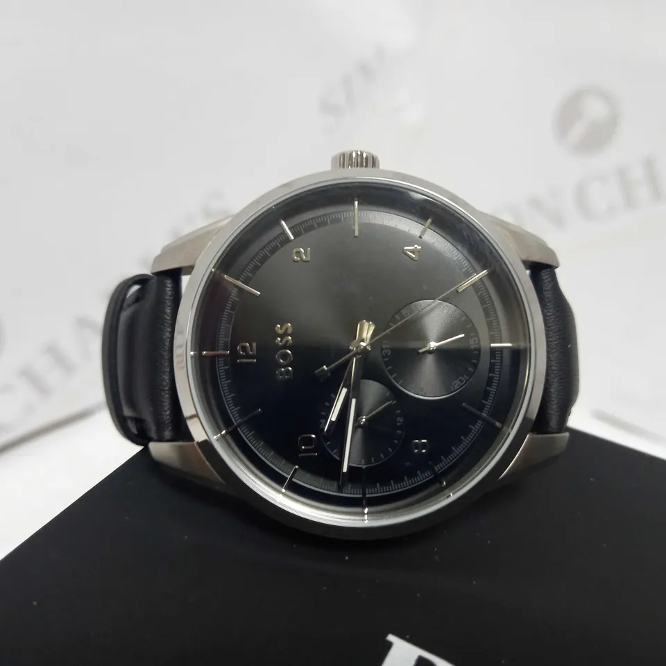 HUGO BOSS SOPHIO MENS LEATHER STRAP WATCH RRP £219
