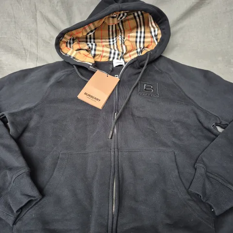 BURBERRY FULL ZIP CASUAL JACKET - SIZE SMALL