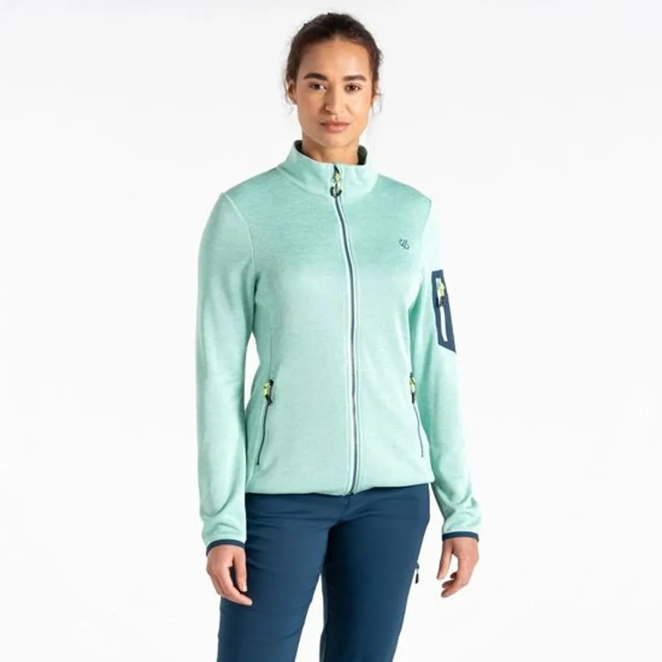 BRAND NEW DARE2B WOMEN'S TORREK MOUNTAIN ZIP THROUGH FLEECE IN MINT GREEN - UK 8