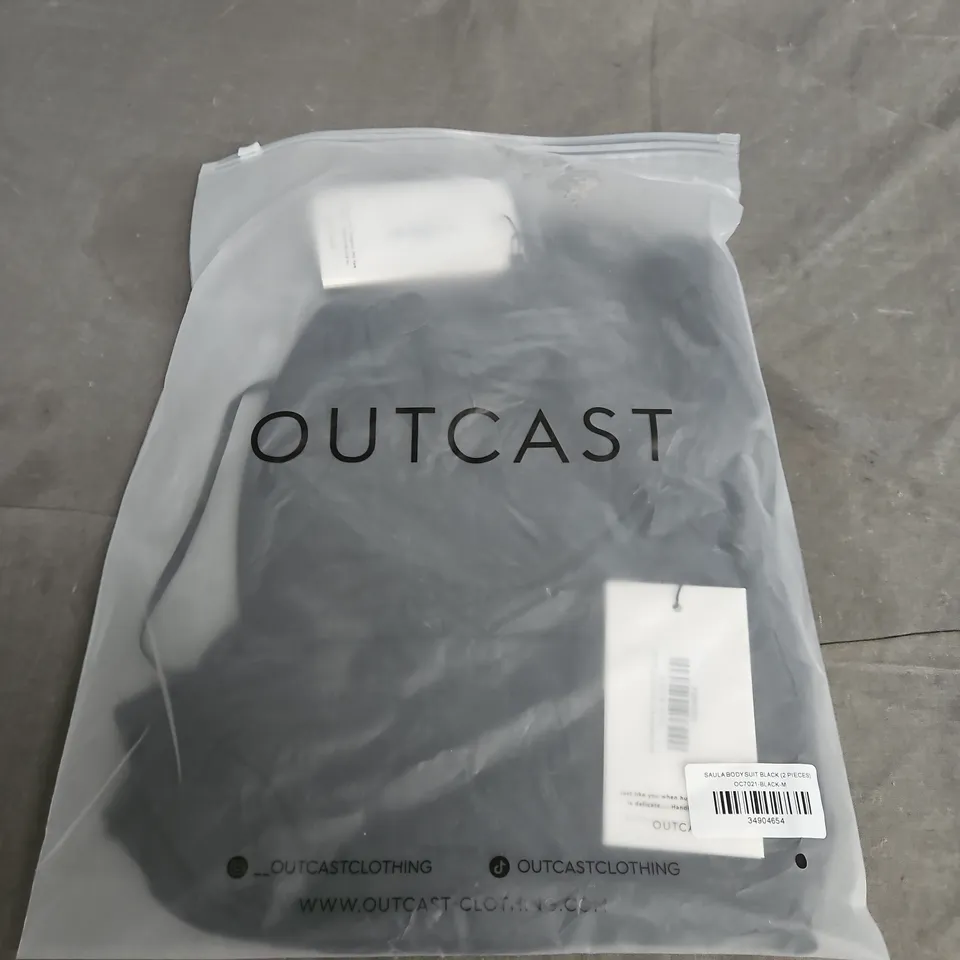 OUTCAST SAULA BODYSUIT BLACK – SIZE M, 2 PIECES