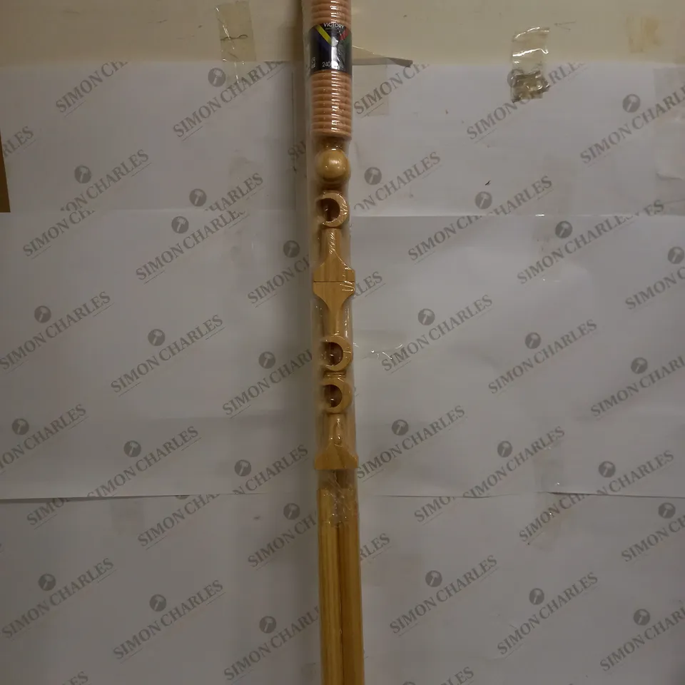 VICTORY WOODEN CURTAIN POLE - COLLECTION ONLY