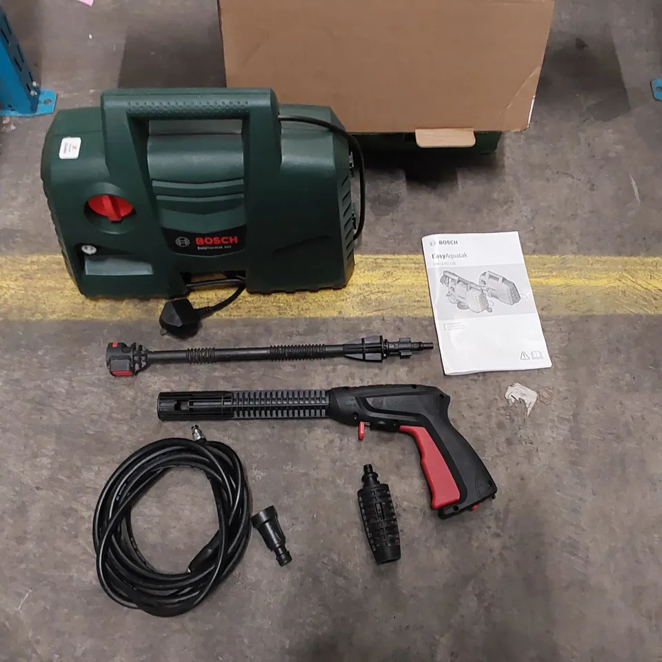BOXED BOSCH EASYAQUATAK 100 LONG LANCE HIGH PRESSURE WASHER (1 BOX)