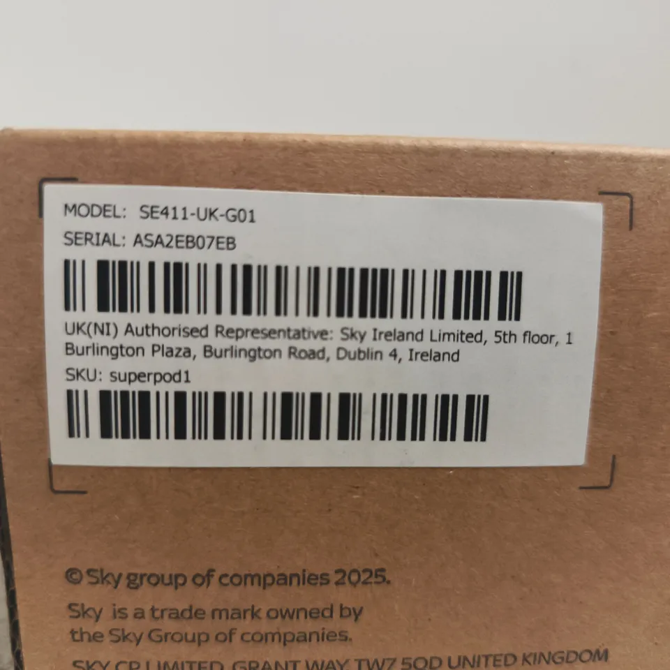 BOXED SKY MAX POD WIFI BOOSTER EXTENDER SE411-UK