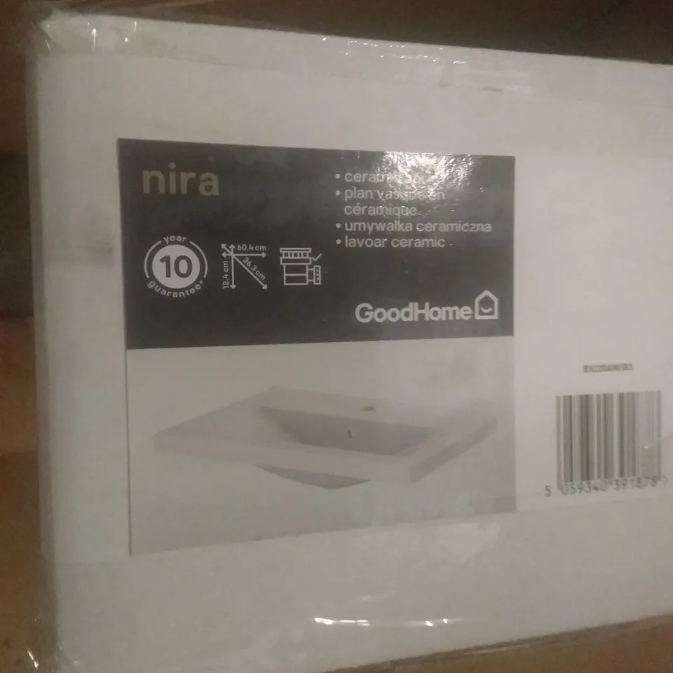 BOXED NIRA CERAMIC BASIN