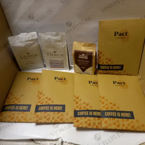 BOX OF ASSORTED COFFEE'S