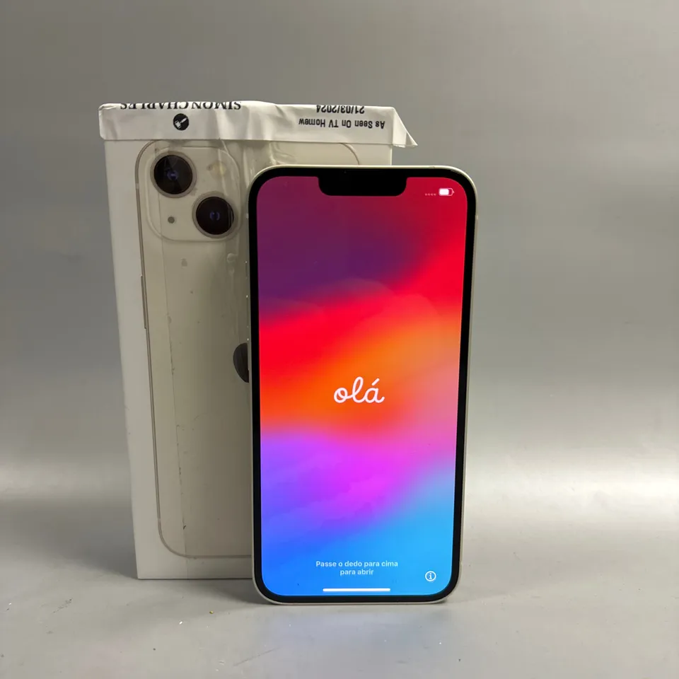 BOXED APPLE IPHONE 13 STARLIGHT 128GB WITH USB-C