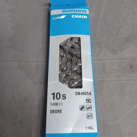 SHIMANO CN-HG54 116L HG-X DEORE CHAIN – 10-SPEED
