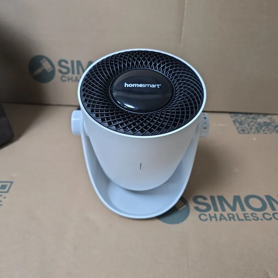 HOMESMART PORTABLE SPACE FAN HEATER – WHITE