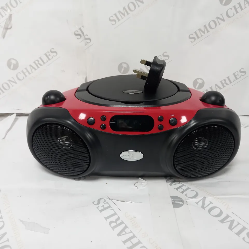 BOXED ASDA TECH BLUETOOTH CD BOOMBOX 