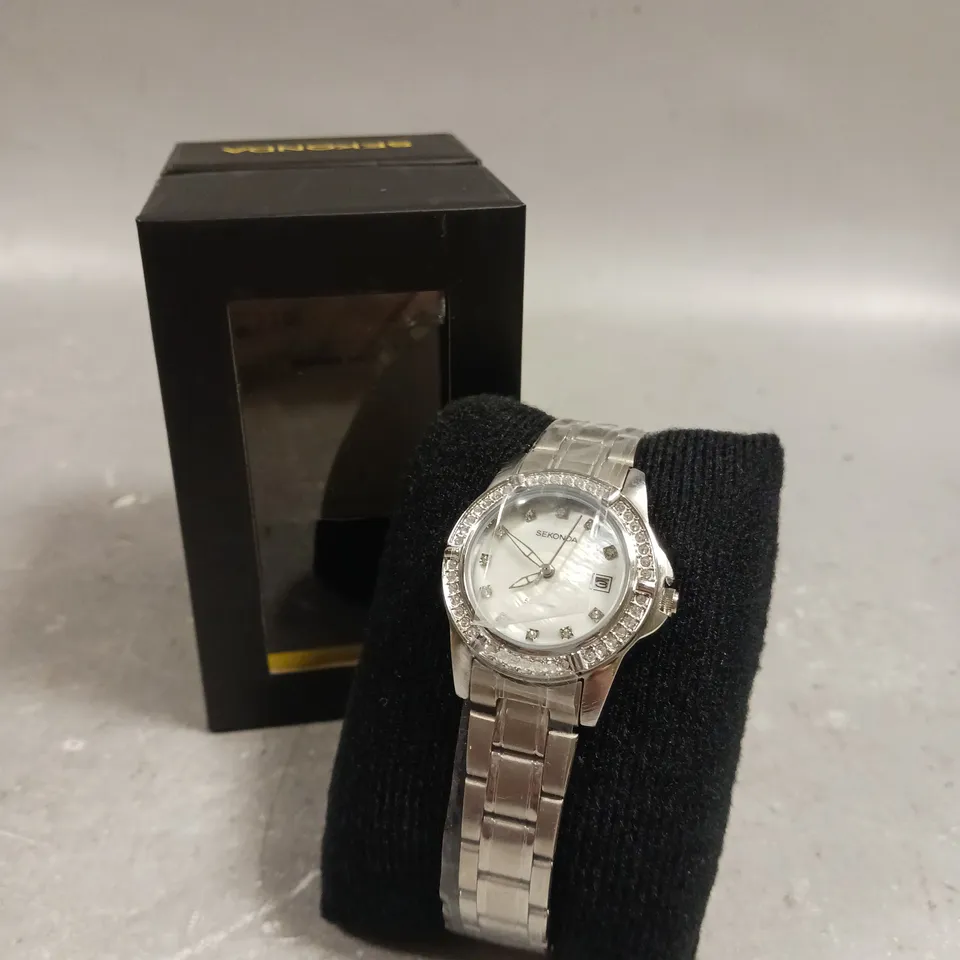 SEKONDA WHITE DIAL LADIES WATCH 