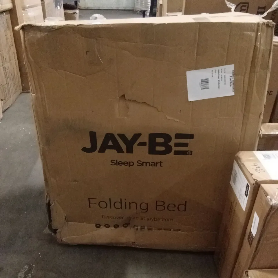 BOXED JAY-BE CROWN WINDERMERE FOLDING BED WITH MATTRESS