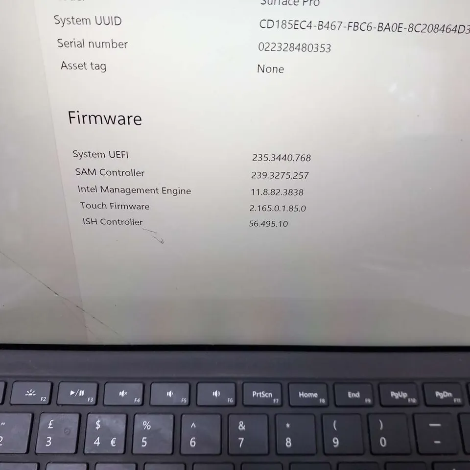 MICROSOFT SURFACE PRO 128GB