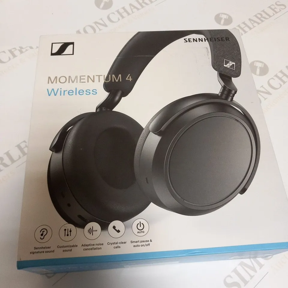 BOXED SENNHEISER MOMENTUM 4 WIRELESS HEADPHONES