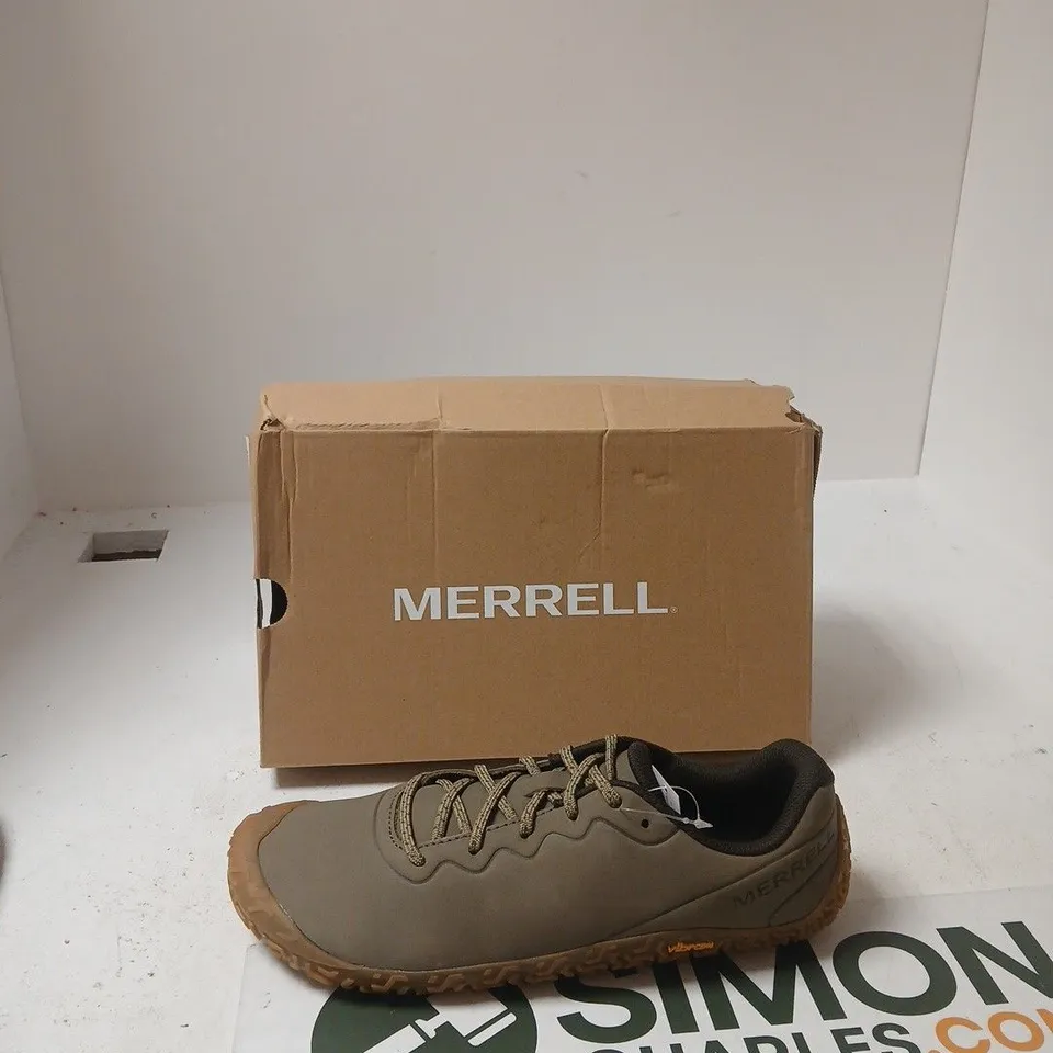 MERRELL VAPOR GLOVE 6 LTR OLIVE – MEN'S SHOES, UK 9.5 (US 10), BOXED