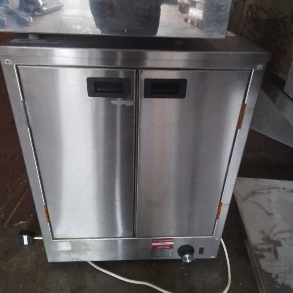 COMMERCIAL SMALL DOUBLE DOOR HOT CUPBOARD