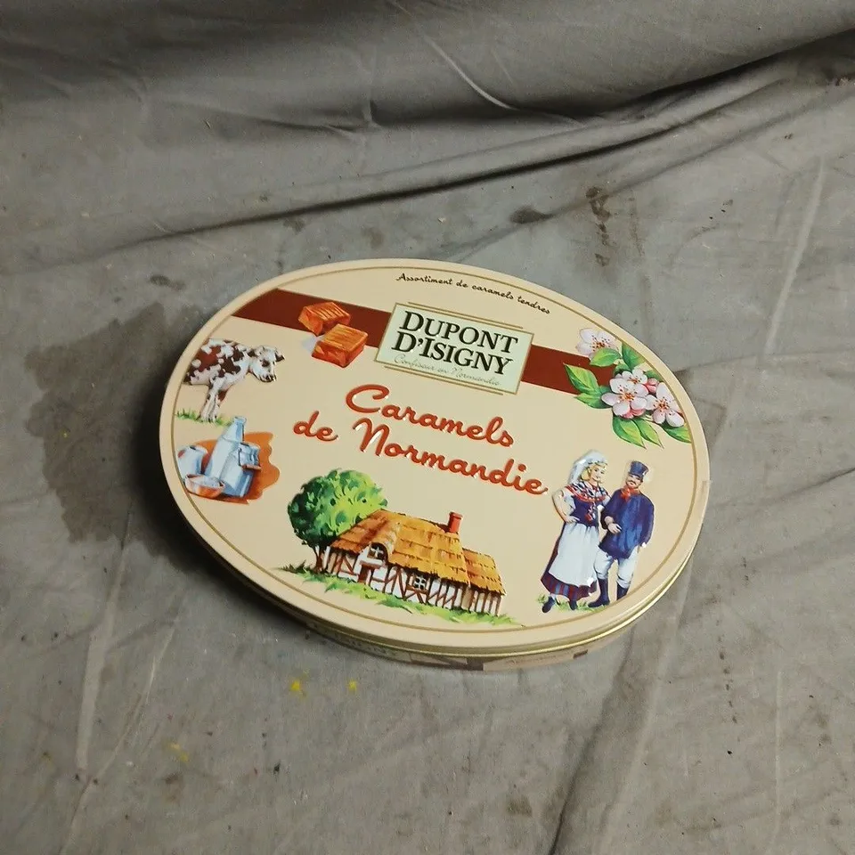 APPROXIMATELY 10 ASSORTED FOOD ITEMS INCLUDING CARAMELS OF NORMANDY , HAZELNUT SYRUP AND BARE BONES CHOCOLATE