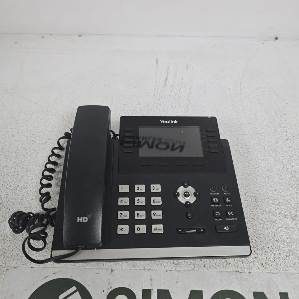 YEALINK SIP-T46U ULTRA-ELEGANT GIGABIT IP PHONE (BLACK)