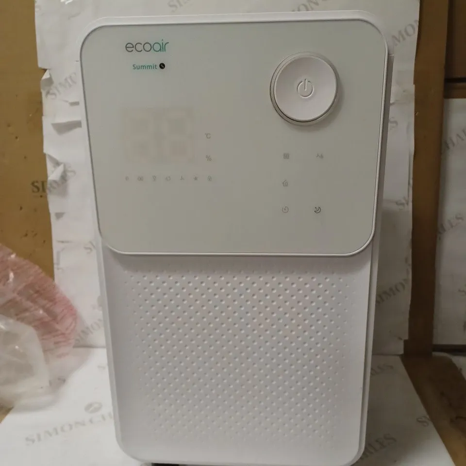 ECOAIR LOW ENERGY SUMMIT -S ULTRA. EFFICIENT DEHUMIDIFIER