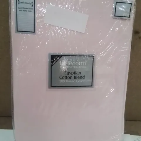 BRAND NEW BELLEDORM EGYPTIAN COTTON KINGSIZE DUVET COVER -PINK-