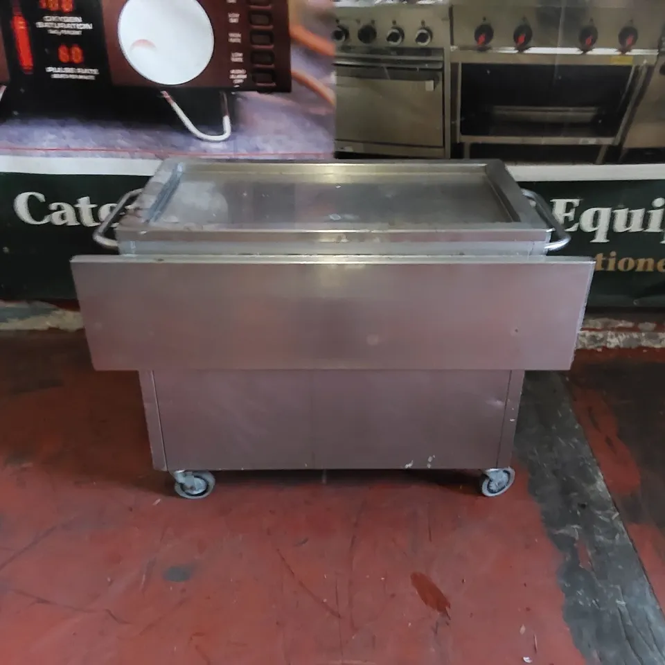 GRUNDY G-MAID HOT TROLLEY CUPBOARD MOBILE FOOD WARMER 