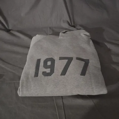 ESSENTIALS FEAR OF GOD HOODIE SIZE SMALL, DARK OATMEAL