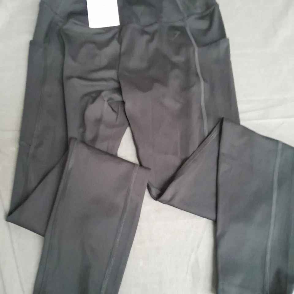 GYMSHARK POCKET LEGGINGS IN BLACK - S BODY FIT