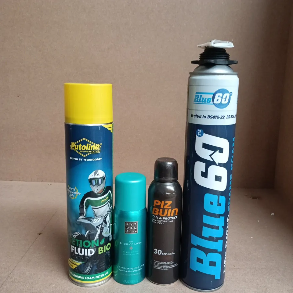 APPROXIMATELY 15 ASSORTED AEROSOLS TO